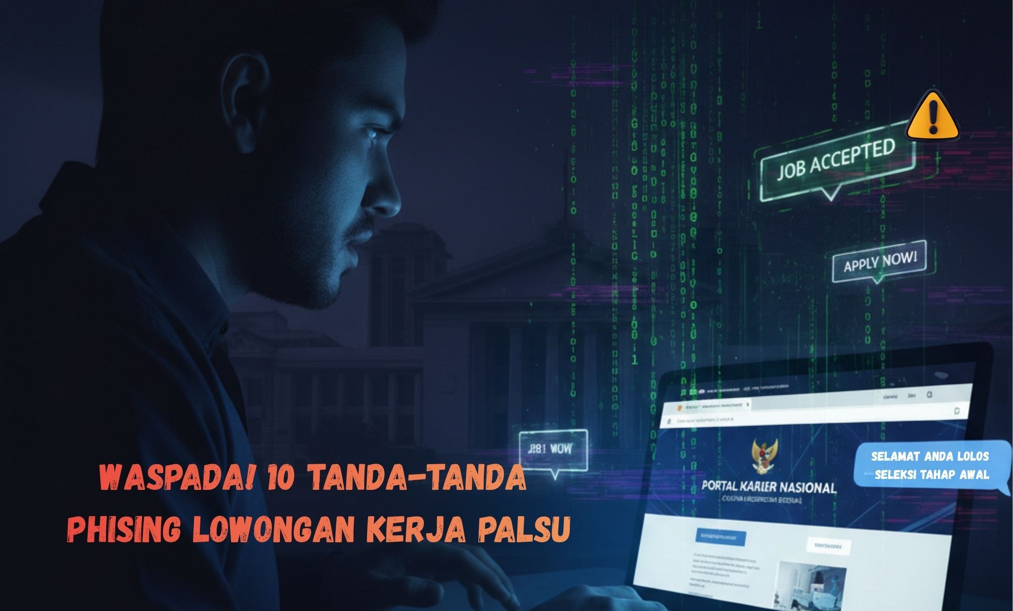 Waspada! Lowongan Kerja Palsu Makin Canggih di 2026 Kini Pakai AI dan Situs Mirip Pemerintah